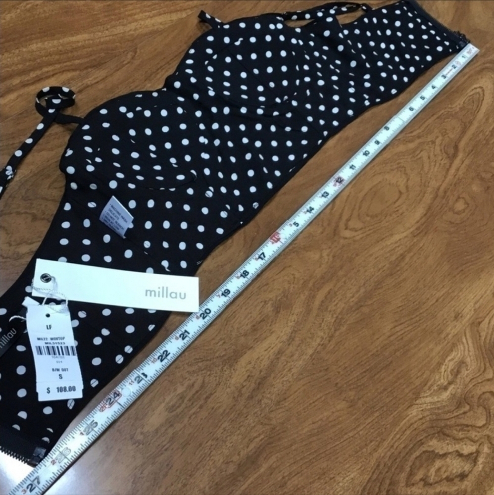 New LF Stores Ploka Dot Crop Top Bralette Bustier Top Lf Millau Size Small . - Picture 6 of 7